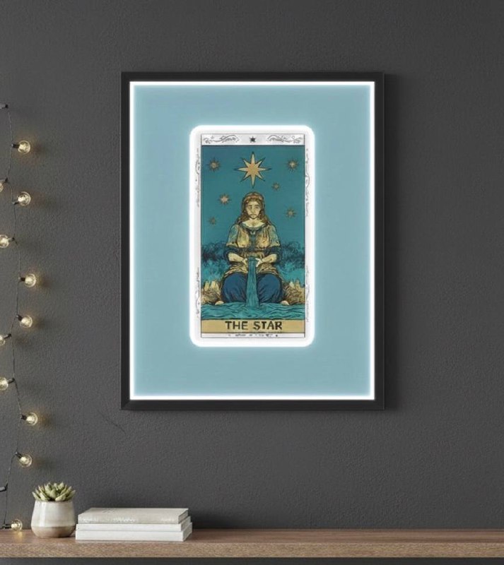 Енергетично заговорена картина з неоном